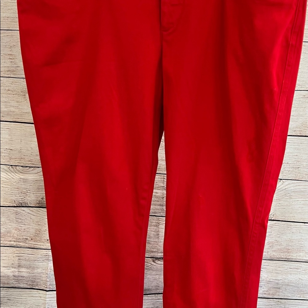 Ralph Lauren Red Midwaist Pants size 8